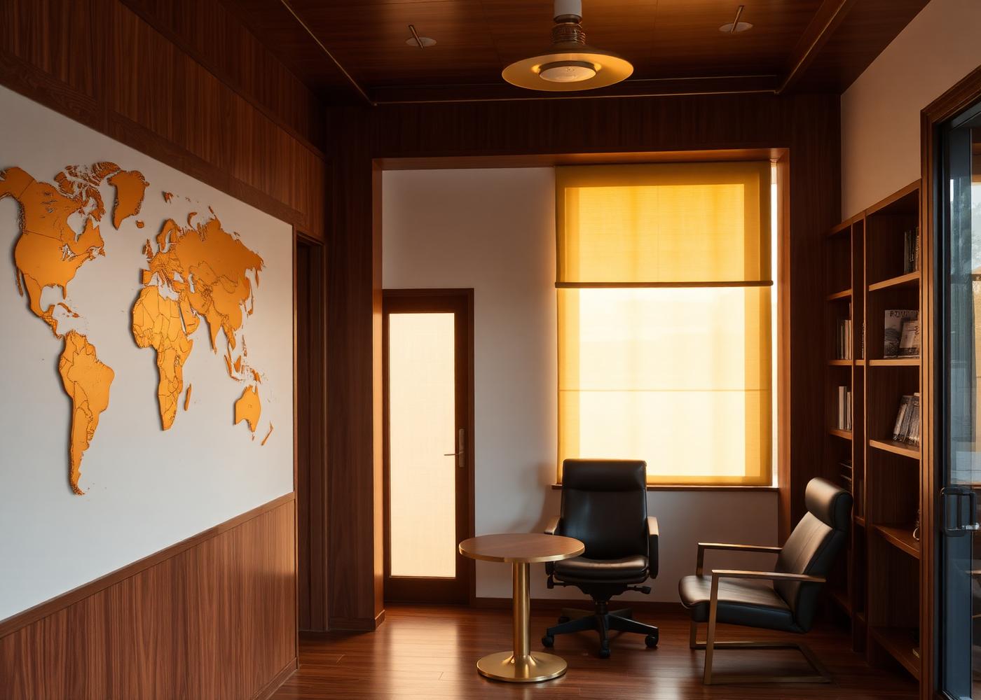 OG Star Travel & Tours office interior in Accra