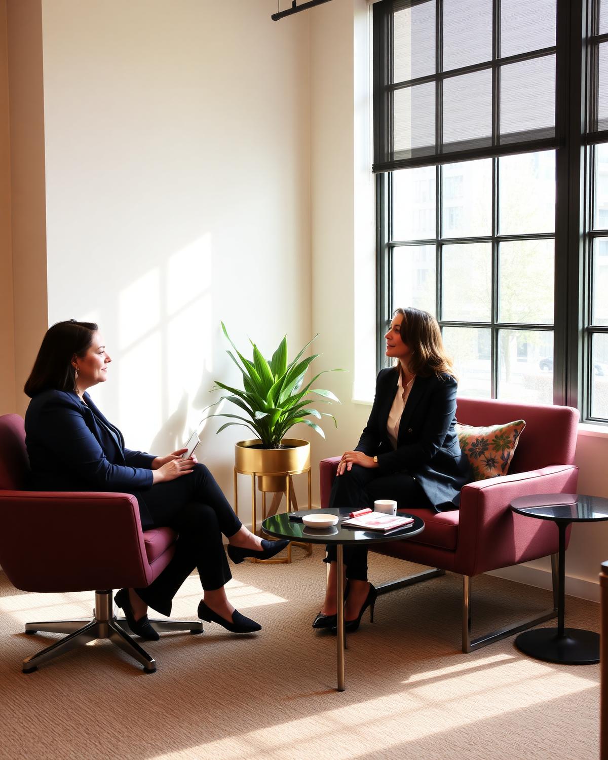 Interview coaching session